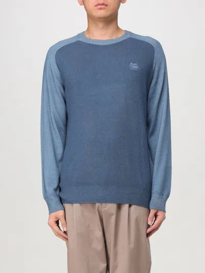 Etro Crewneck Knitted Jumper In Hellblau