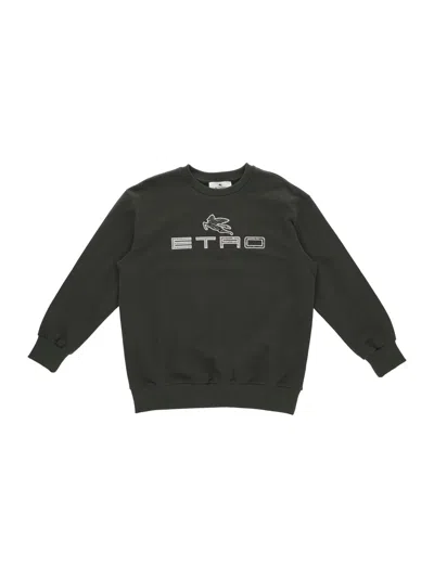 Etro Sweatshirt In Green