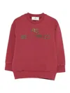 Etro Embroidered-logo Sweatshirt In Red