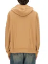 Etro Sweatshirt With Pegasus Embroidery In Orange