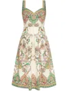 Etro Floral Print Dress In Multi