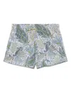 Etro All-over Patterned Drawstring Shorts In Multicolour