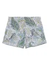 Etro All-over Patterned Drawstring Shorts In Multicolour