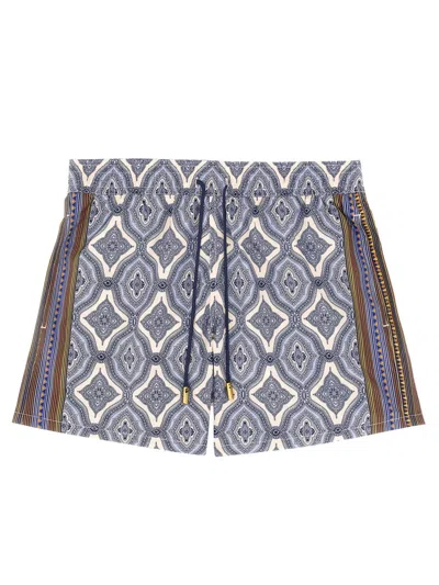 Etro Swimsuit Boxers In Gray