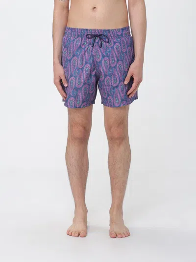 Etro Swimsuit  Men Color Fa01 In Purple
