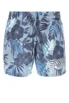 Etro Floral Print Swim Shorts With Elasticated Waistband In Printed