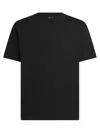 Etro Pegaso Embroidered T-shirt Short Sleeves In Black
