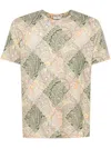 Etro Multicolored Pegaso-embroidered T-shirt