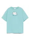 Etro Pegaso-motif T-shirt In Light Blue