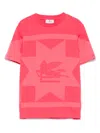 Etro Pegaso-print T-shirt In Red