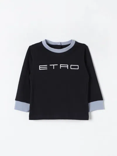 Etro Babies' T-shirt  Kids Color Blue In Blau