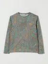 Etro Paisley-print T-shirt In Green