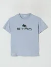 Etro T-shirt  Kids Color Gnawed Blue