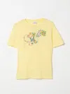 Etro Floral-print T-shirt In Gelb