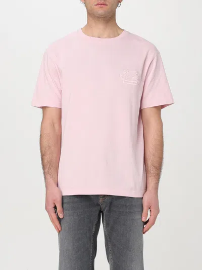 ETRO T-SHIRT ETRO MEN COLOR PINK,423639010