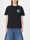 Etro Logo Embroidered Oversized T-shirt In Black