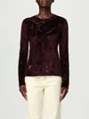 Etro Velvet Tops. In Red