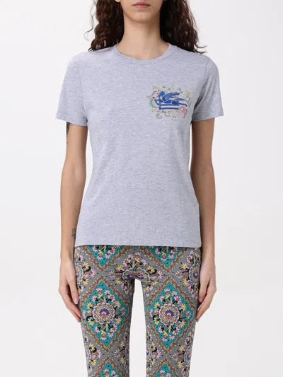 ETRO T-SHIRT ETRO WOMAN COLOR GREY,G45162020
