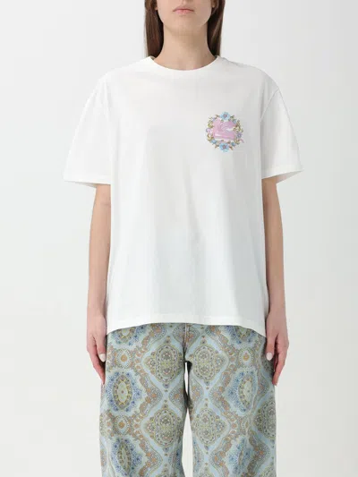 ETRO T-SHIRT ETRO WOMAN COLOR WHITE,F31134001