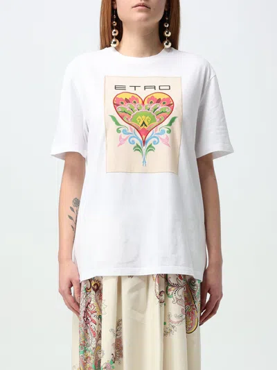 ETRO T-SHIRT ETRO WOMAN COLOR WHITE,G45147001