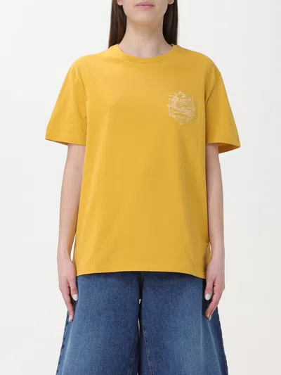 Etro T-shirt  Woman Colour Yellow