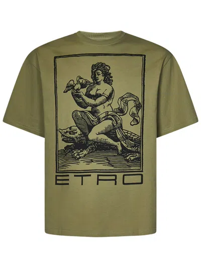 Etro T-shirts And Polos In Green