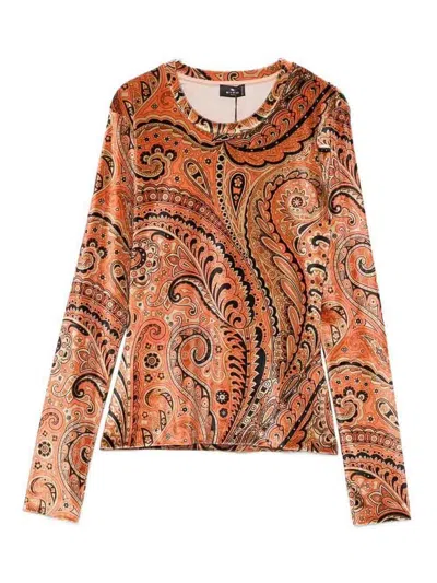 ETRO CAMISETA - NARANJA