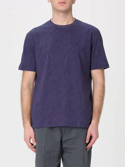 Etro T-shirt Men  In Blue