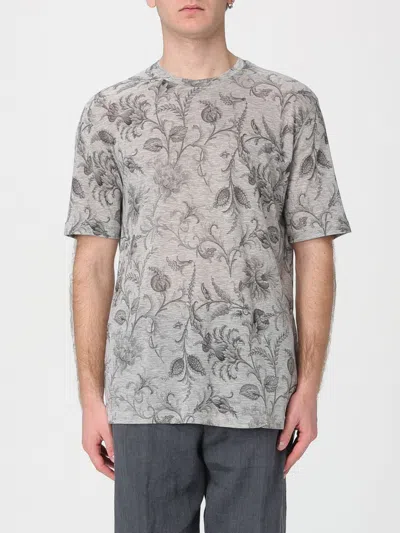 Etro T-shirt Men  In Gray
