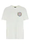 Etro Cotton Crewneck T-shirt W/embroidery In White