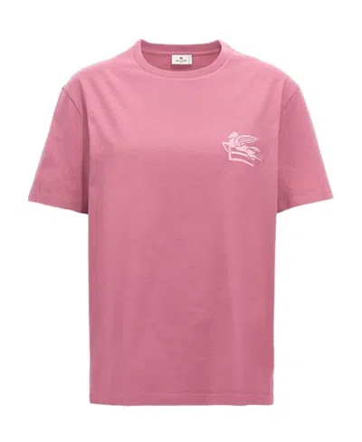Etro T-shirt With Embroidered Pegaso