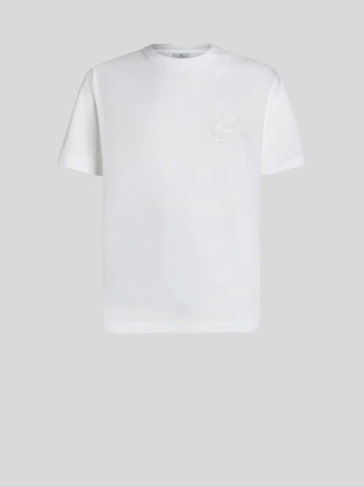 Etro Embroidered T-shirt In White