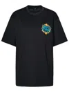 Etro Logo Embroidered Oversized T-shirt In Black