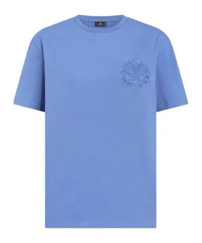 ETRO T-SHIRT WITH ROUND NECK AND SHORT SLEEVES
