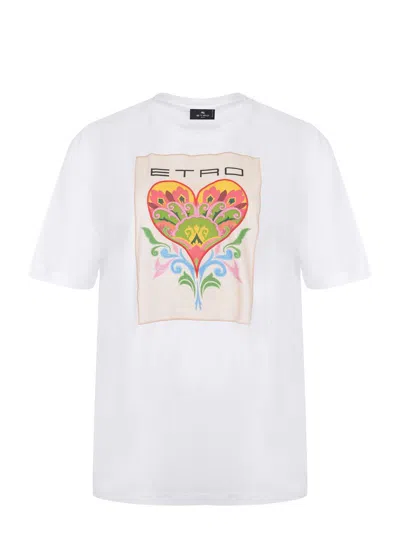 Etro T-shirts And Polos In White