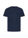 Etro T-shirt With Pegasus Embroidery In Blue