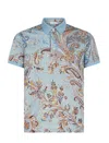 ETRO ETRO T-SHIRTS AND POLOS CLEAR BLUE