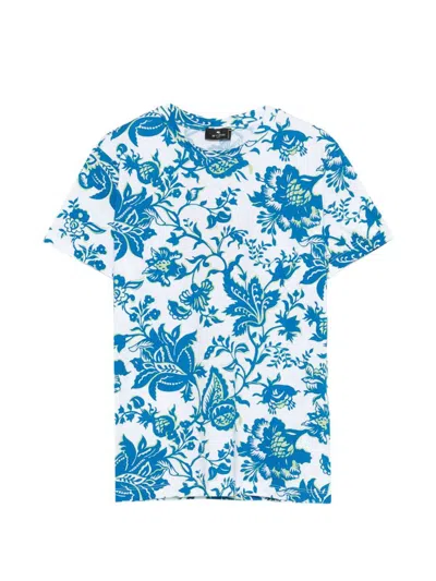 Etro T-shirts And Polos In Blue
