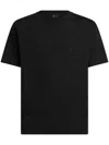 Etro Pegaso Embroidered T-shirt Short Sleeves In Multicolor