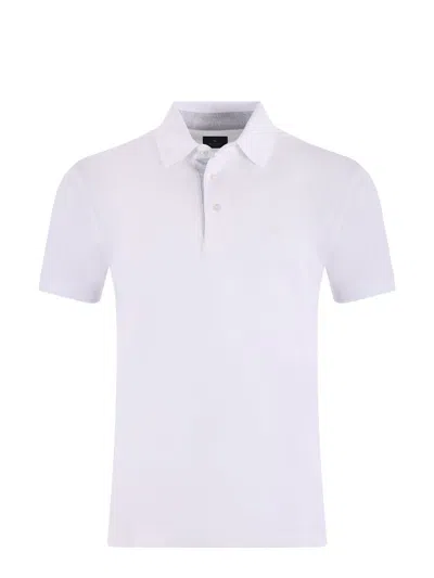 Etro Men Pegaso-embroidered Polo Shirt In White