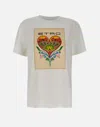 Etro Motif Embroidered Crewneck T-shirt In White
