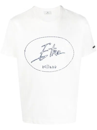 Etro T-shirts And Polos In White