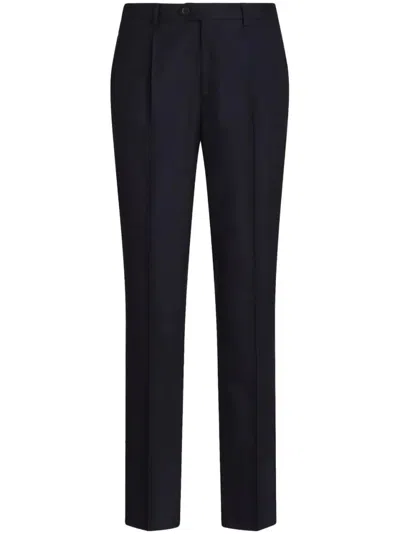 Etro Tailored Trousers 1 Pleat In Black