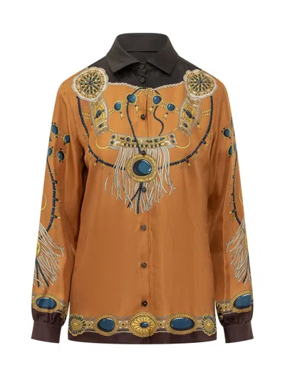 Etro Tailored Blouse For Elevated Everyday Style In Multi