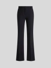 Etro Stretch Trousers In Black