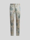 Etro Tailored Foliage-design Trousers In Light Blue