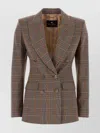 Etro Tailored Jersey Blazer With Embroidered Shoulders