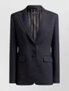 Etro Tailored Long Sleeve Paisley Jacket In Gold