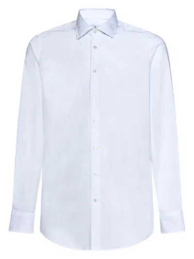 Etro Tailored Long-sleeved Shirt In White