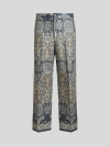 Etro , Tailored Stretch Cotton Trousers, Man, Navy Blue, Size 56 In Navy Blue